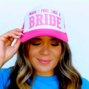 Bride trucker hat!! Super cute!